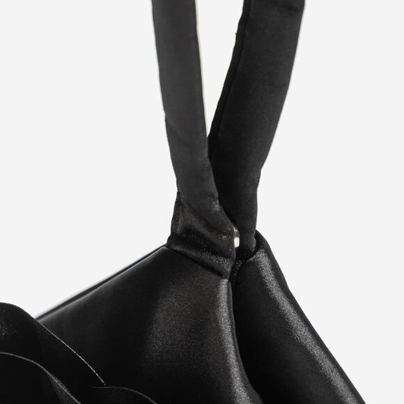 Clutch Purse Women Satin Floral Evening Bag Wristlet for Party Travel - Picture 4 of 7